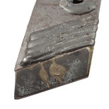 Pointe large décalée avec plaquette carbure et rechargement, pour charrue Gregoire & besson, 80x25 mm, 173331, gauche, pièce interchangeable