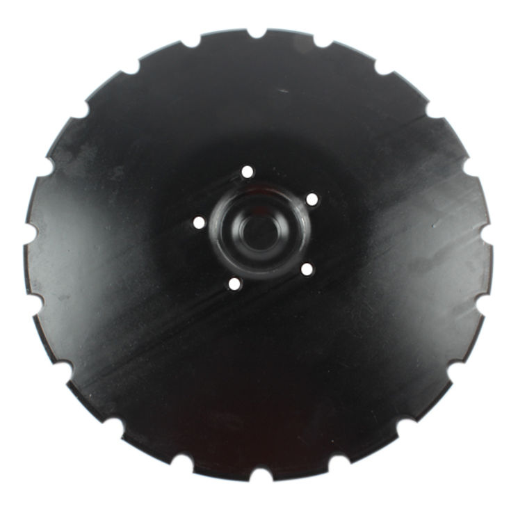 Disque crénelé 410x5 mm, 5 trous, pour déchaumeur Franquet, 3140713, pièce origine
