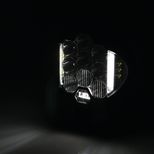 Phare de travail ovale LED 10/24V 40W 3800Lm, faisceau combiné, homologué R10
