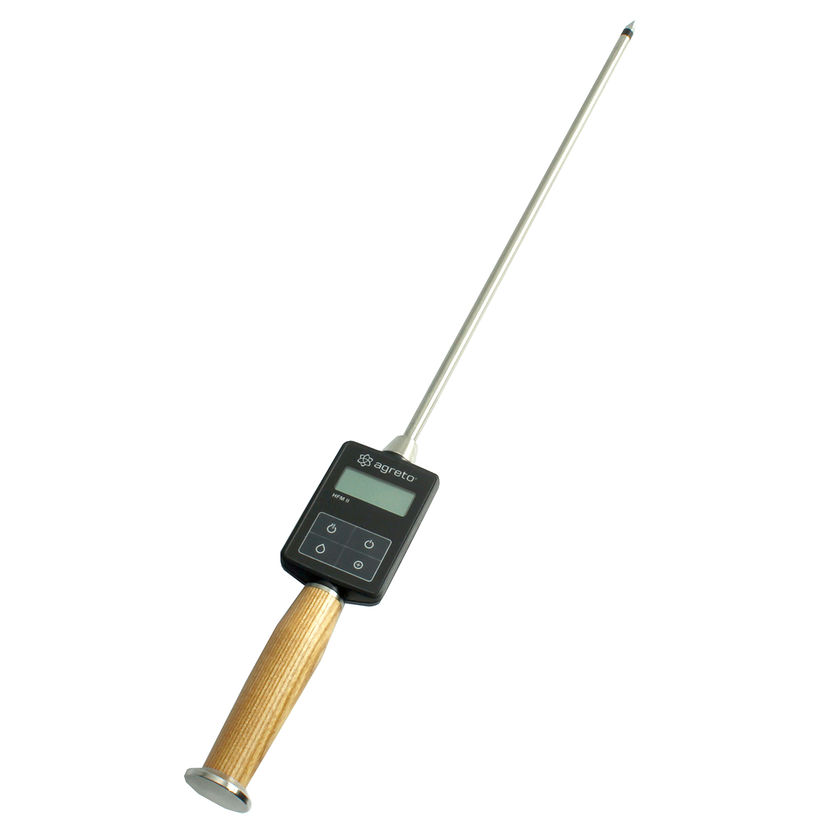 Humidimètre pour foin et paille, sonde de 25 à 200 cm, HFM II, AGRETO
