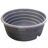 Bac de pâturage polyéthylène noir, version ECO, 200 à 1000 litres