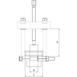 Composition d´extracteur 2T avec décolleur guillotine de 5 à 50 mm, DRAKKAR