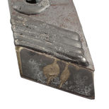 Pointe large décalée avec plaquette carbure et rechargement, pour charrue Gregoire & besson, 80x25 mm, 173332, droit, pièce interchangeable