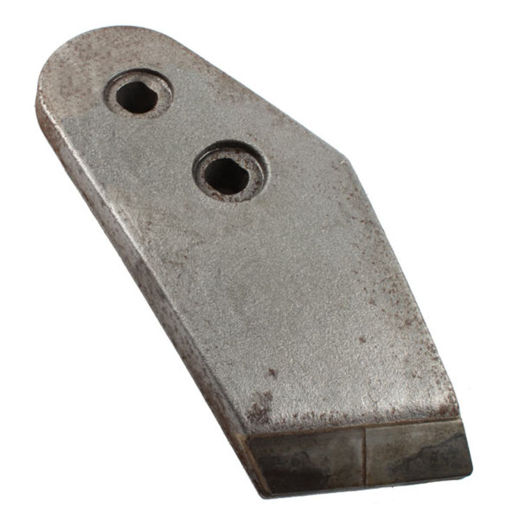 Pointe avec plaquette carbure, pour charrue Kuhn - Huard, 80x20 mm, 622128 - 622164, droite, premier prix, pièce interchangeable