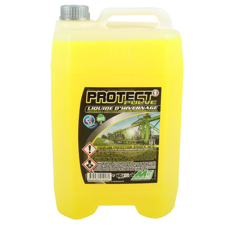 Produit d'hivernage agricole BIO PROTEC PULVE pour pulvérisateur, antigel concentré, 10 litres