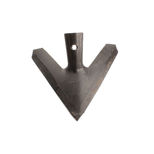 Soc triangle type BOURGAULT, 200-PWV-1208, pour déchaumeur à dent UNIVERSEL, largeur 305 mm, pièce origine