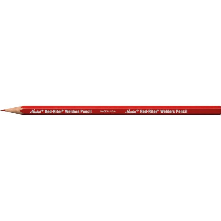 Crayon de marquage avant soudure rouge 18 cm, MARKAL