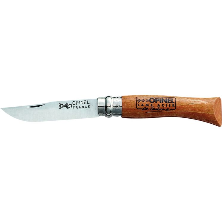 Couteau de N°6 à 9 Opinel avec lame acier carbone de 7 à 9 cm