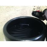 Entonnoir 30 litres pour le remplissage des fûts en toute sécurité, diamètre 550 mm, hauteur 190 mm, DRAKKAR