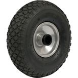 Roue gonflable corps tôle et pneu standard, chage maxi 150 kg, diamètre 260x85 mm
