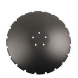 Disque crénelé 565x5 mm, 5 trous, pour déchaumeur à disques KVERNELAND Qualidisc, RF2931797, pièce interchangeable