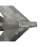 Soc patte d´oie carbure, 190X6 mm, 504032 - 504027, trou de 10 mm, Kockerling Allrounder, pièce interchangeable