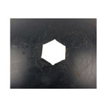 Disque lisse 610x5 mm, alésage hexagonal 90 mm, trou hexagonal, NIAUX 200