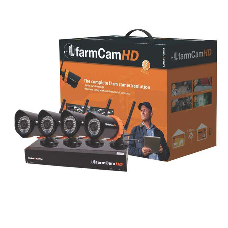 Kit complet caméra farmcam HD, avec 4 caméras, LUDA FARM