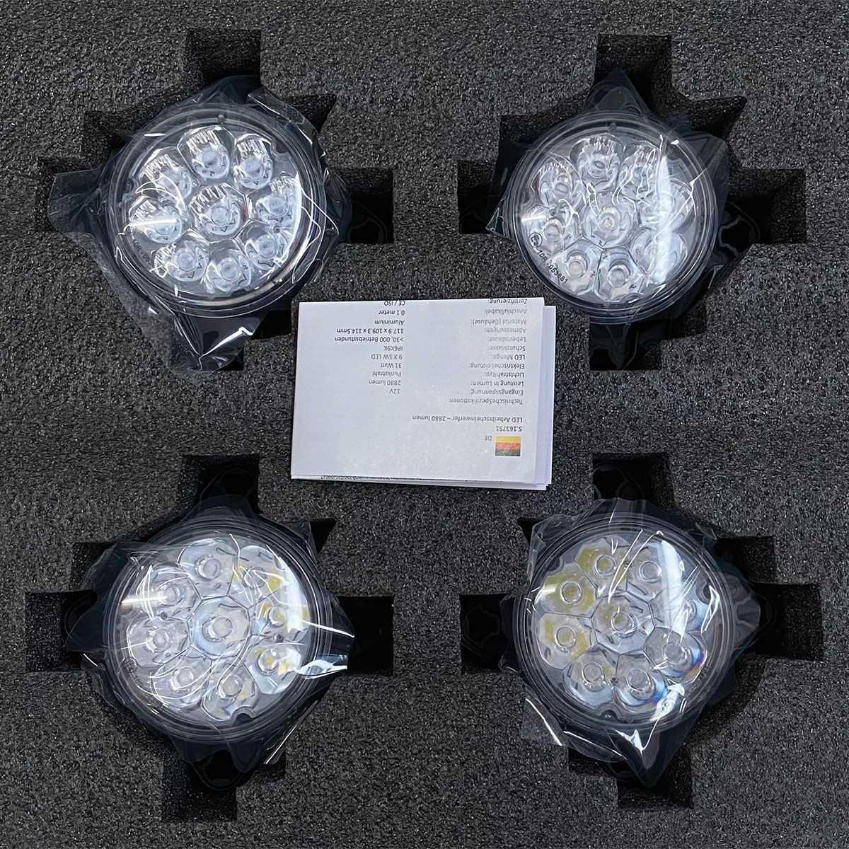 Kit de phares avant LED ronds MASSEY FERGUSON