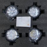 Kit 4 phares de travail avant LED ronds, droite et gauche, pour tracteur MASSEY FERGUSON, 4050 Lumens
