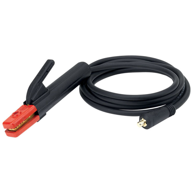 Câble 25 mm² /5m avec pince porte-électrode, capacité 200A à 35%, prise TX50