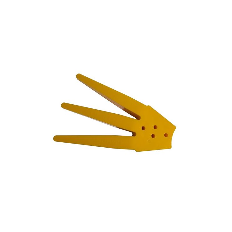 Demi-quart étoile plastique pour doigts KRESS, MAXI-ULTRA, Ø 1000 mm, jaune, moyenne, avec vis et écrous, viticulture et pépinière