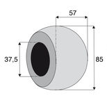 Rotule pour crochet inferieur cat 4/3, Ø37,5x85 mm, WALTERSCHEID