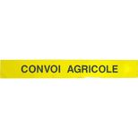 Convoi agricole simple face, 1900x250 mm, support aluminium, classe 2