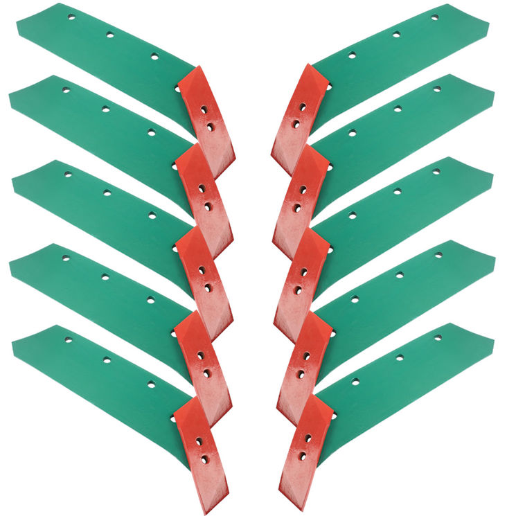 Pack labour 5+5 socs 14” + 5+5 pointes standards pour charrue KVERNELAND