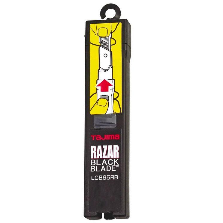 Lame Razar Black 25mm, plus effilées, anti-rouille, anti-adhésive, TAJIMA