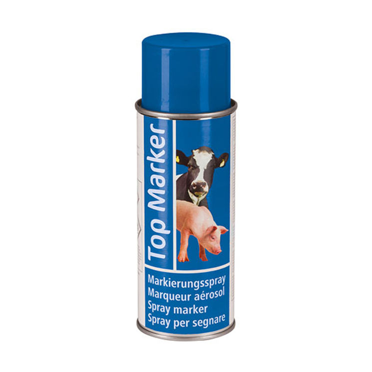 Spray de marquage TopMarker bleu, aerosol 400 ml