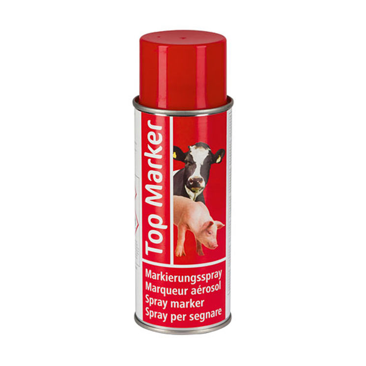 Spray de marquage TopMarker rouge, aerosol 400 ml
