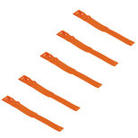 Lot de 10 bracelets orange PVC, 20114, KERBL