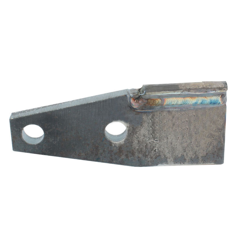 Couteau 2 trous de Ø16 mm, 156x60x12 mm, entraxe 60 mm, avec plaquettes carbure pour épandeur DEGUILLAUME, pièce interchangeable
