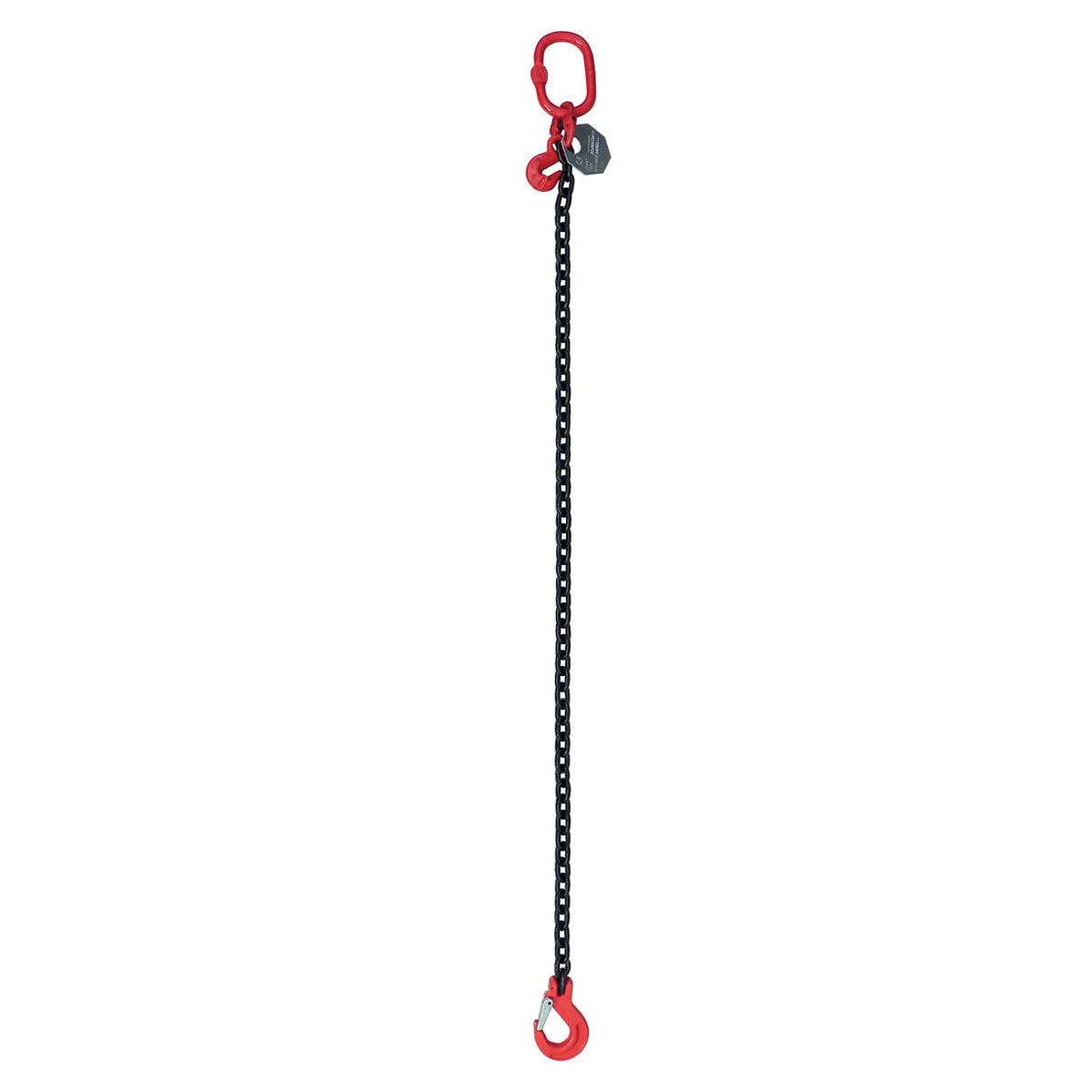 Elingue chaîne avec crochet à linguet et raccourcisseur, Ø10 mm, 1,5 mètres, 3,15 tonnes
