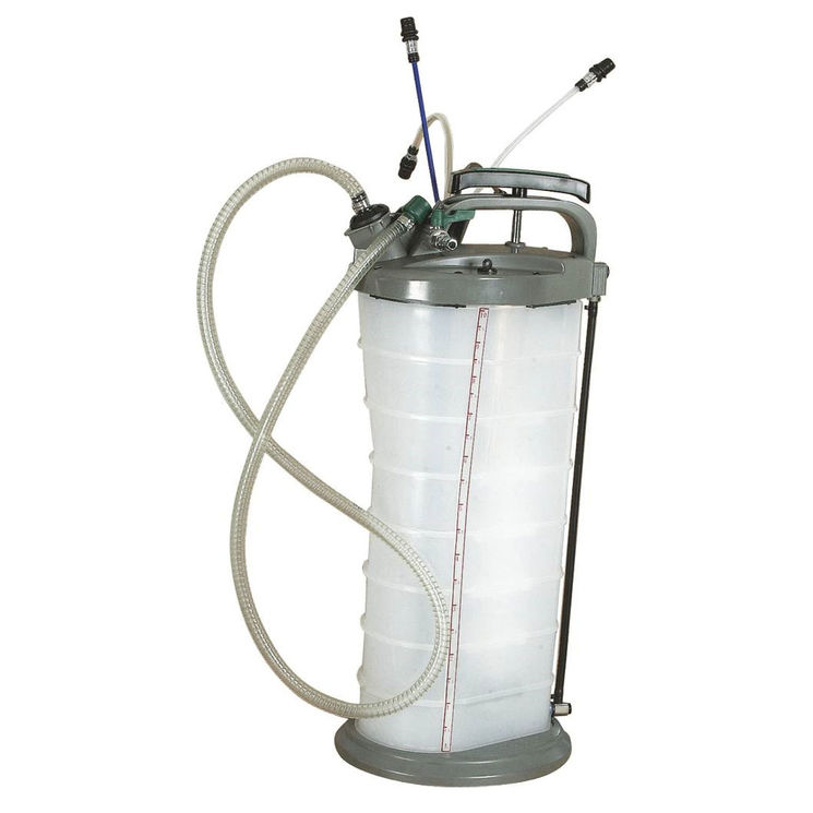 Vidangeur manuel/pneumatique par aspiration réservoir de 9,5 litres, DRAKKAR