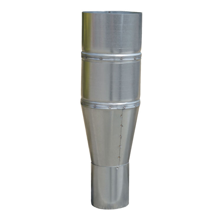 OPT° pour système mobile, adaptateur Ø 200/150 mm pour aspirateur 3 CV sur colonne type 2, FONTAINE SILO