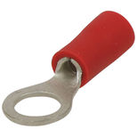 Cosse à oeil isolée rouge, jaune et bleau pour fil 0,5 à 6mm²