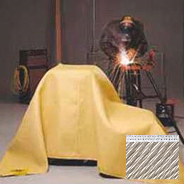 Toile anti-chaleur 550°C, 2000x2000mm, en fibre de verre