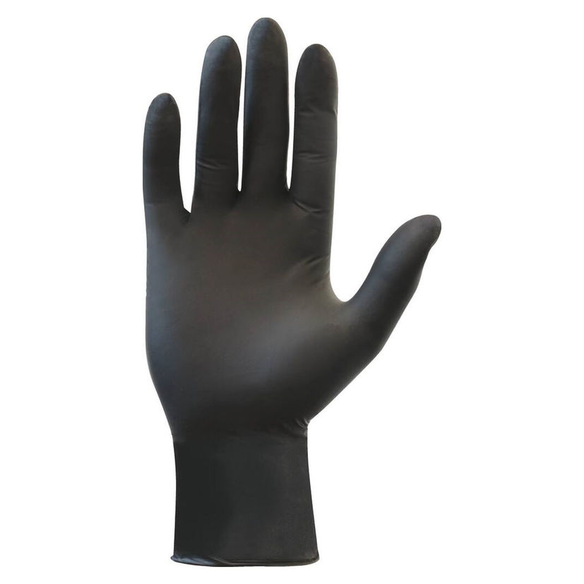 Boîte de 100 gants jetables M à XXL - Nitrile - Sans Latex - ambidextres, antistatique, biodégradable - 240x0,10 mm