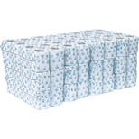 Lot de 96 rouleaux de papier hygiénique, blanc 200 feuilles - 2 plis, KARZHAN