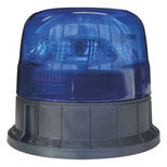 Gyrophare LED simple flash 10/30V, fixation à plat, homologué R65-R10, GALAXY FLEXI