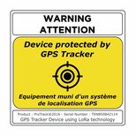 Option autocollant dissuasif traceur GPS pour effaroucheur sonore et canon à gaz