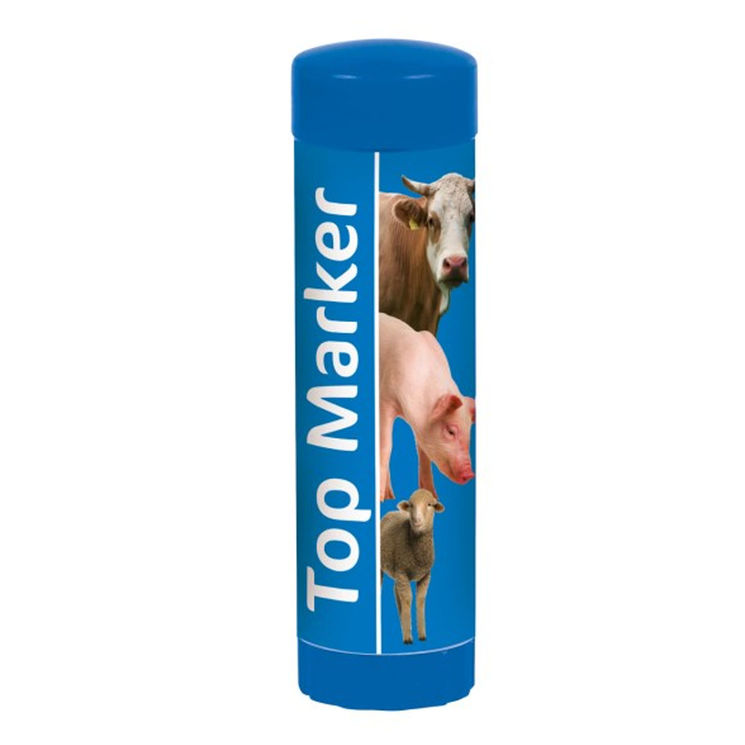 Crayon marqueur TopMarker bleu, barre rotative 60 ml