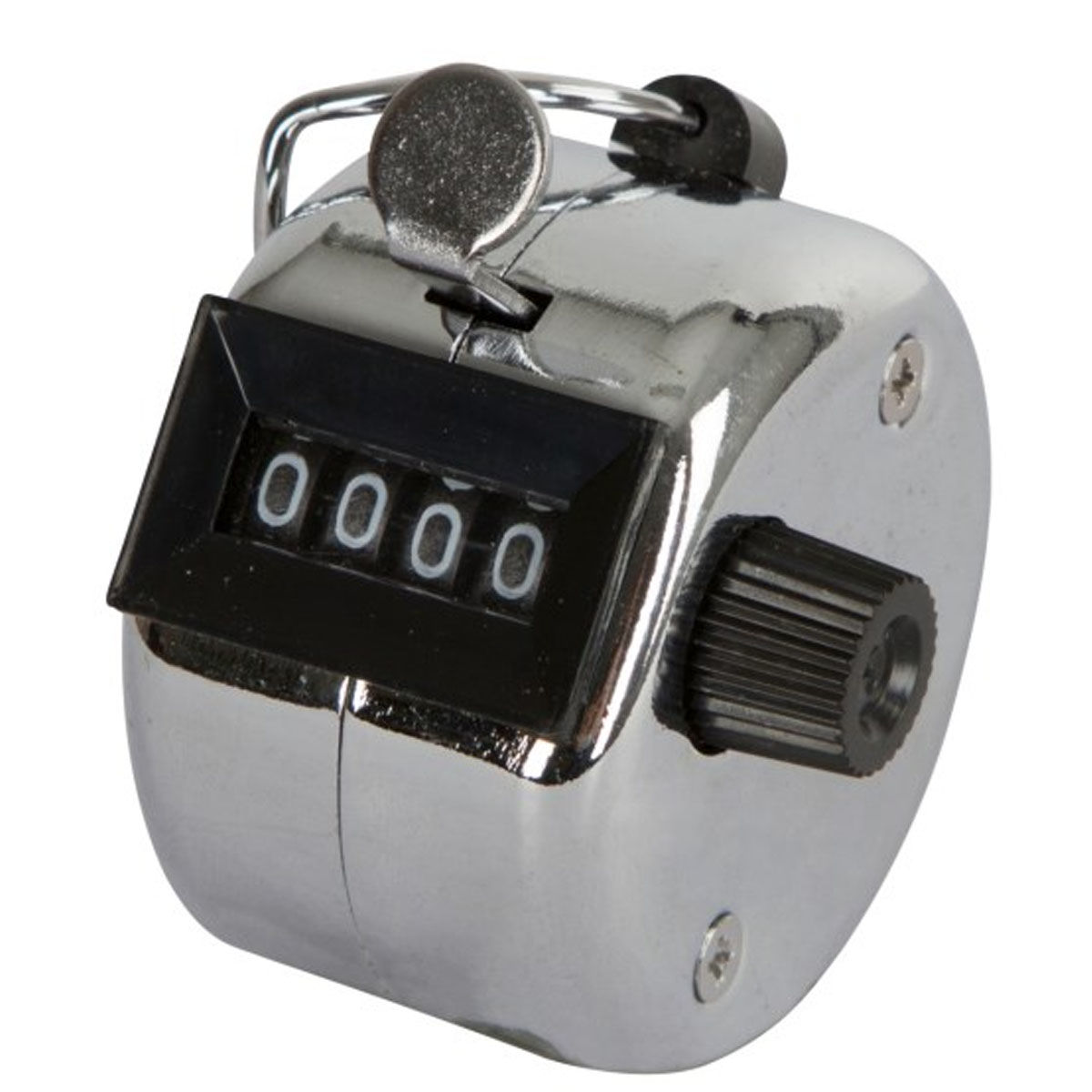 Compteur manuel compteur de pas - Compteur de quantité mécanique à 4  chiffres sans fonctionnement sur batterie - Boîtier en métal avec bague  pour le style de maintien du doigt 2