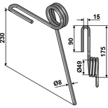 Peigne simple griffe fil 8mm pour semoir KUHN, N02044AO, pièce interchangeable