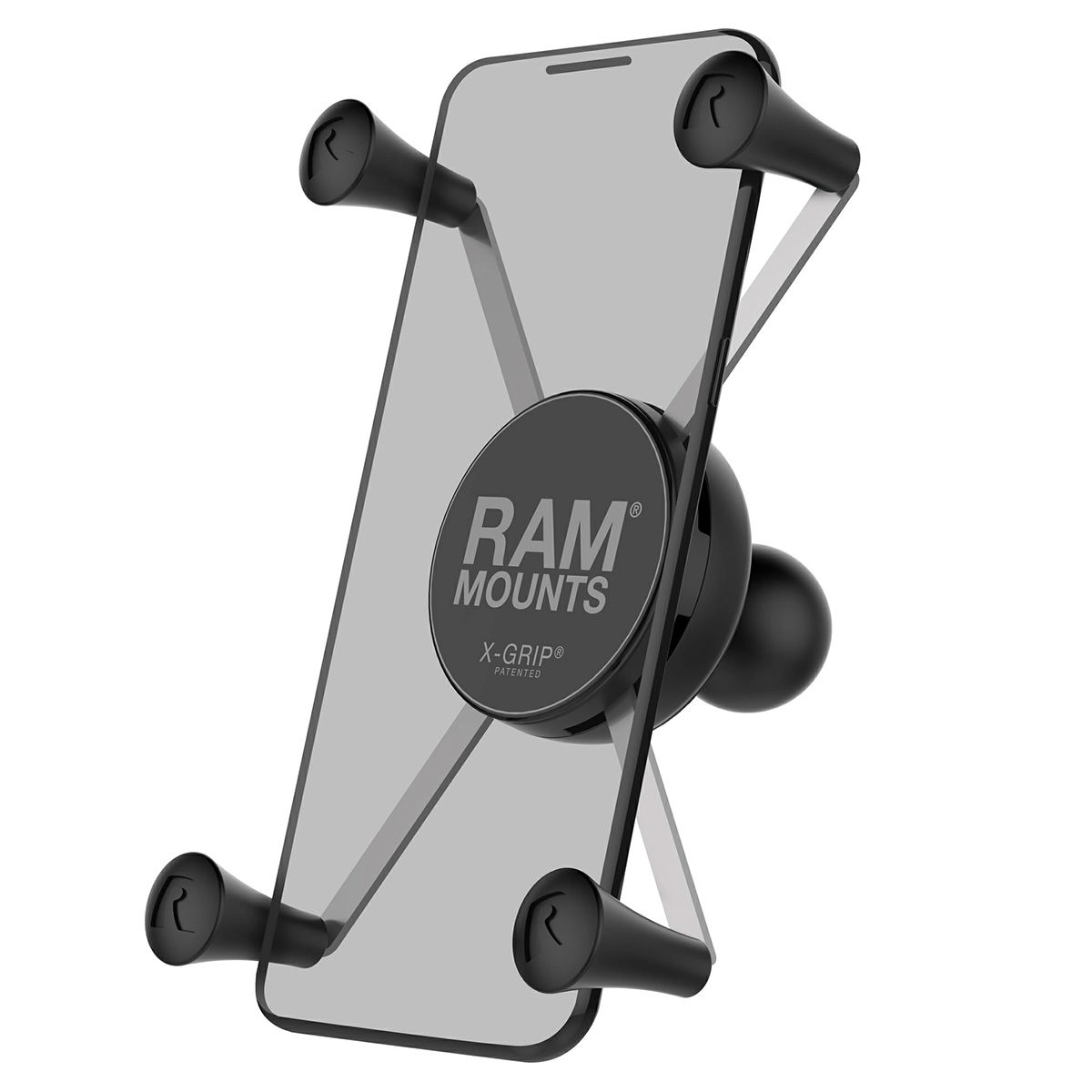 Support pour smartphone X-GRIP seul, boule B, grande taille téléphone > 5", RAM