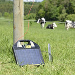 Électrificateur sur batterie avec panneau solaire, HORIZONT Farmer AS50