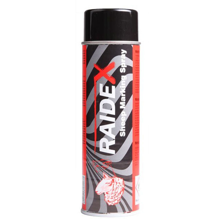 Spray de marquage rouge pour ovins, aerosol 500 ml, RAIDEX