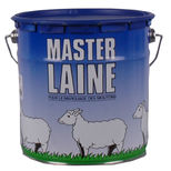Lot de 2 pots de peinture bleue 4 kg pour moutons, MASTER LAINE