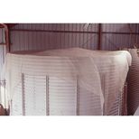 Filet de protection pour céréales en silos ou en vrac, tissage spécial pour passage air de ventilation