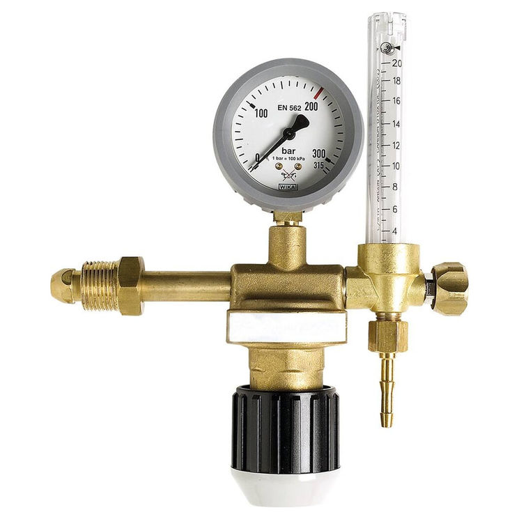 Détendeur de pression capoté argon/CO² - 20 l/min pour TIG, SAF-FRO Eurosaf