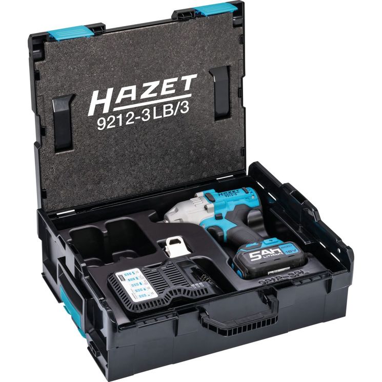 Clés à chocs 1/2" 18V 700Nm avec 1 batterie, coffret de 3 pièces, HAZET