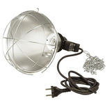 Support de lampe infrarouge inox avec économiseur, câble 2,5 mètres et chaîne 2 mètres, CHICK'A